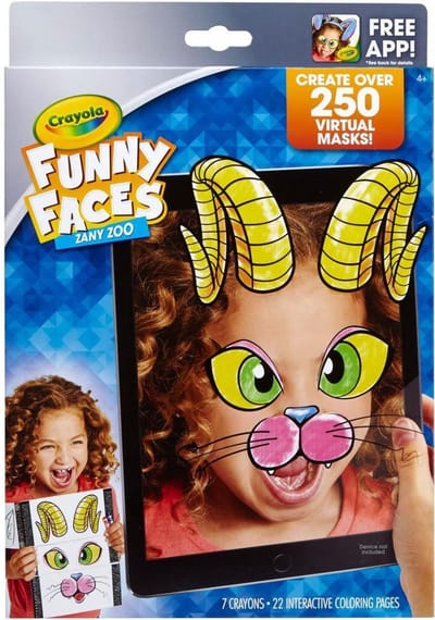 Crayola - Color Alive Funny Faces - 250 virtuele gezichten maken.