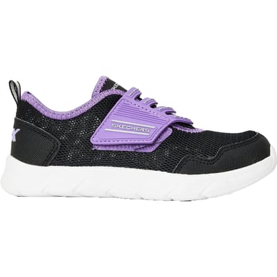Skechers Comfyflex Mesh-sportschoenen voor kinderen (Zwart)