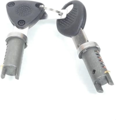 Kit barillet serrure Tecnium pour scooter Piaggio 100 Free 2002 à 2003 Ø13mm