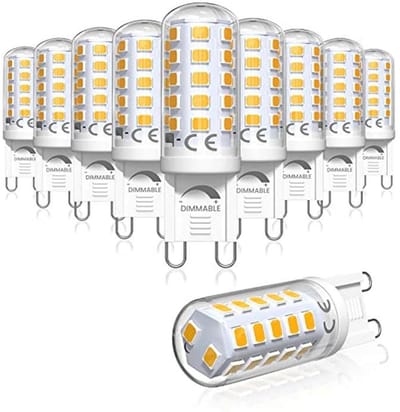 Dimbare G9 LED Lamp 4W Warmwit 2700K - Vervangt 40W Halogeen - 10 Stuks