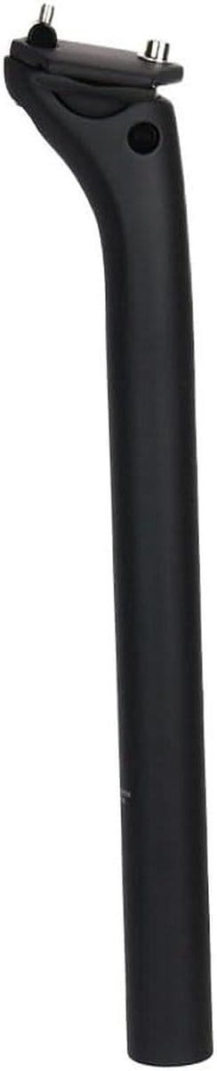 Fiets Zadelpen - Carbon Zadelhouder - Comfortabel Fietsen - Verstelbare Hoek - 31.6 x 400 mm - Mat Zwart