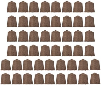 Allecto - Kweeksponzen - Zaadstartpluggen voor Hydrocultuur - 50-pack