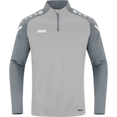Jako - Ziptop Performance - Grijs Voetbalshirt Kids-152