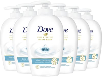 Dove - Verzorgende Handzeep - Care & Protect - 6 x 250 ml