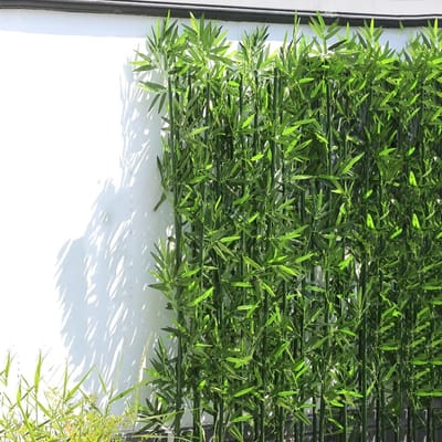 Kunstmatige bamboe - Decoratieve omheining - Privacy verhogen - Realistisch uiterlijk - 2 meter - Groen