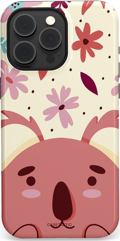 Casetastic Hoesje Geschikt voor Apple iPhone 15 Pro Max Magsafe - Stijlvolle Beschermende Duo-layer Case - Koala knuffel