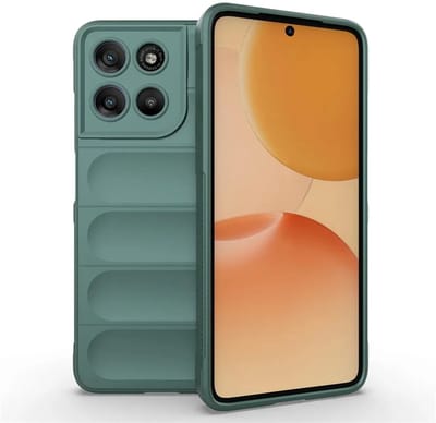 MobyDefend Hoesje - Geschikt voor Motorola Moto G57 Power - TPU Gripcase - Groen
