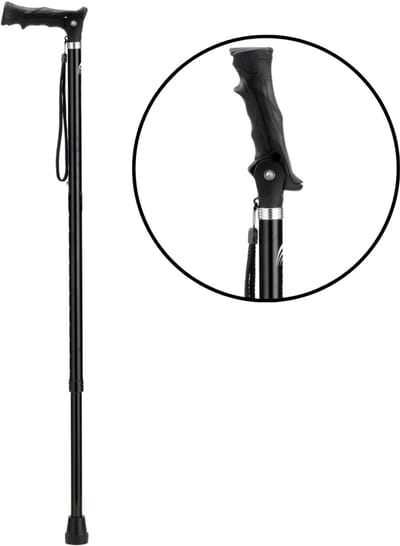 MultiMotion wandelstok en nordic walking in één - Zwart