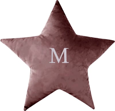 Decordruk Velvet Collectie - Stervormig Sierkussen - Pudden Roze - Zacht Velvet - Silicoon Vulling