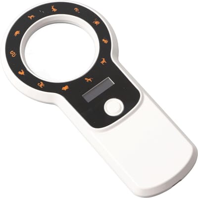 Dierlijke Chip Scanner Gegevensopslag Bluetooth Draadloze Verbinding Huisdier ID Chip Lezer voor Hond Kat Beheer white