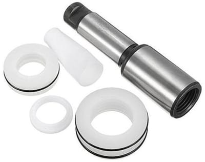 Zuigerstang Reparatie Kit - Afdichtring Set - Schoonmaak Apparaat Onderhoud - Metaal Constructie - Standaard Onderdeel - Zilver