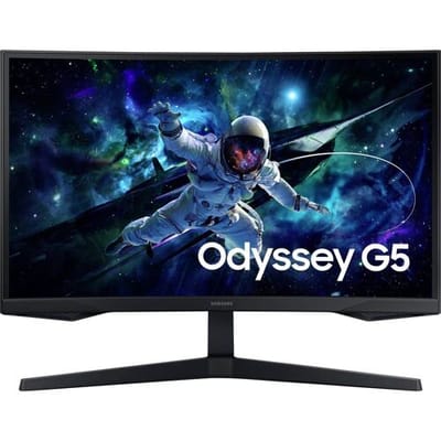 Samsung Odyssey G5 LS27CG554EU Gaming monitor Energielabel F (A - G) 68.6 cm (27 inch) 2560 x 1440 Pixel 16:9 1 ms DisplayPort, HDMI, Hoofdtelefoon