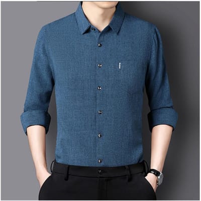 Papa Draag Fleecegevoerd Gewatteerd Shirt Lange Mouw Winter Nieuw Warm Heren Casual Herenkleding XXXXL gray