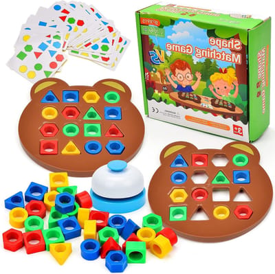 Sensory baby speelgoed voor kinderen vanaf 3 jaar, kleur- en vormspelletjes, motorische vaardigheden en educatieve puzzels