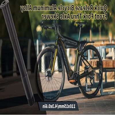 Lichte en duurzame doorsteekas voor voorvork, 15mm x 110mm, geschikt voor RockShox, aluminium constructie, snel te bevestigen