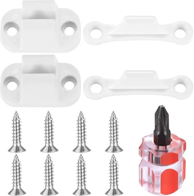 Duostuks Deurvastzetter voor Caravan en Camper - Duurzame ABS Kunststof Deurstop Accessoires