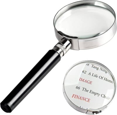 Vergrootglas - Insectenloep 75 mm met 3x vergroting - Leesloep