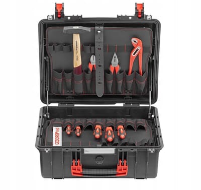 Gedore red Gereedschapskoffer Azubi L - 57-delig, robuust, kunststof