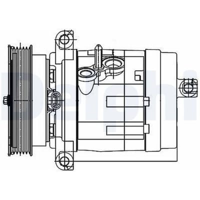 Airco-compressor DELPHI TSP0155984