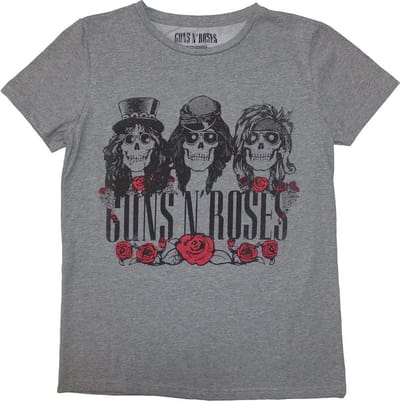 Guns N' Roses - Hell Group Dames T-shirt - S - Grijs