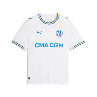 Puma Olympique De Marseille Home 26-27 Truien/Replica's Heren - Wit - Maat S - Poly Jersey