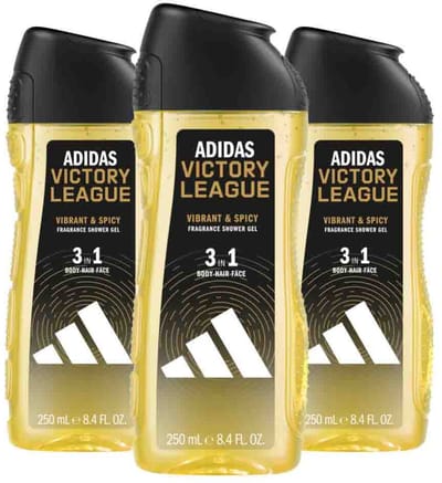 Adidas - Shower Gel Victory League - 3 x 250 ml - Voordeelverpakking