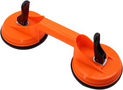 Zuignappen voor glas - Vacuüm lifter - Materiaal verplaatsen - Robuuste afdichtingsstructuur - 32 cm lengte - Zwart