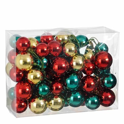 Mica Decorations Kerstslinger Garland - 180x15x15 cm - Gerecycled Polystyreen - Goud