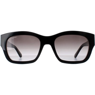 Salvatore Ferragamo SF1012S 001 zwart grijs gradiÃ«nt zonnebril