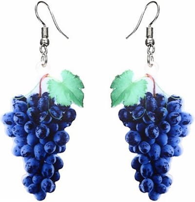 Fako Bijoux® - Oorbellen - Groente & Fruit - Druiven