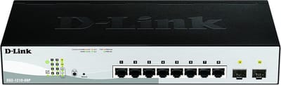 8-poorts Gigabit PoE Smart Managed Switch met 2 SFP-poorten
