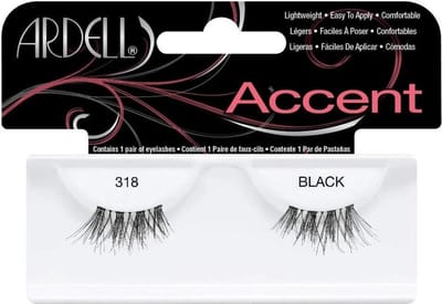 Ardell Accent False Eyelashes Black 318 1 paar