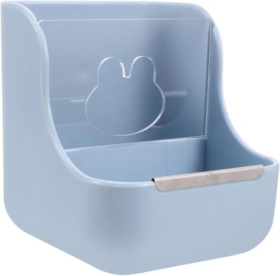 BESPORTBLE Voedseldispenser 2-in-1 Hooidispenser Konijnenrek Voerbak Voor Cavia's Stevig Plastic Voor Huisdieren