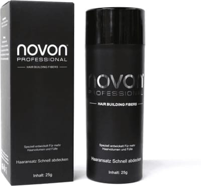 NOVON HAIR BUILDING FIBER LIGHT BLONDE - Haarpoeder - Blond - Volume - Kale plekken