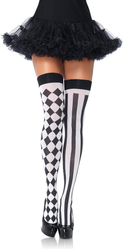 Dames hold-up sokken Leg Avenue Harlequin
