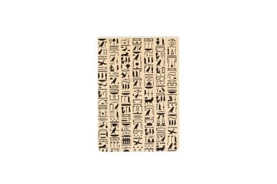 Lanzfeld Egypte - Notitieboek A6 - Blanco - 36 Pagina's - Hiërogliefen - Softcover