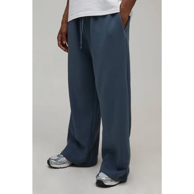 Essentiële Extreme Wijde Pijpen Joggingbroek | Vintage Blue | Size Medium