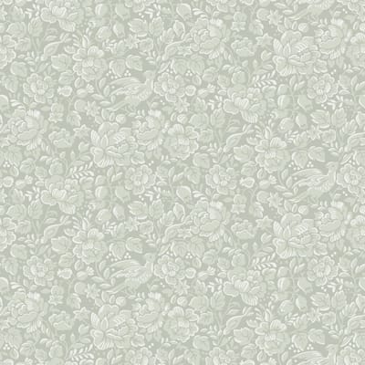 Duro Vliesbehang 678-02 - Blommor & Blad - Botanisch Groen - 53cm x 10.05m