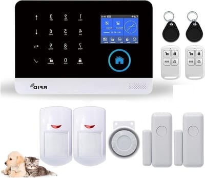 Doe-het-zelf alarmsysteem - Draadloos beveiligingssysteem - Huis beveiligen - WIFI en 4G ondersteuning - 100 detectoren - Grijs