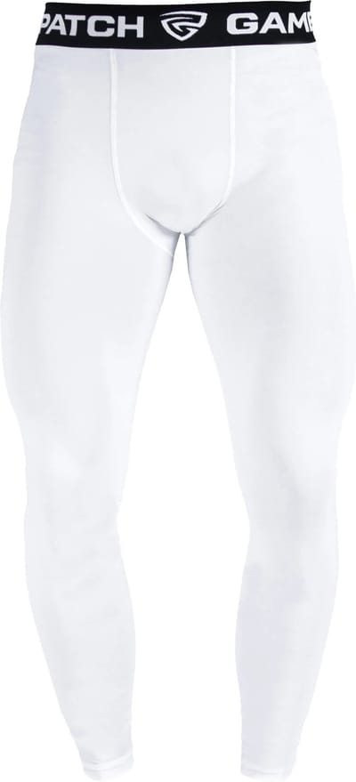 GAMEPATCH | Compression pants | Wit | Maat XS | Basketball | Handball | Urban Sports