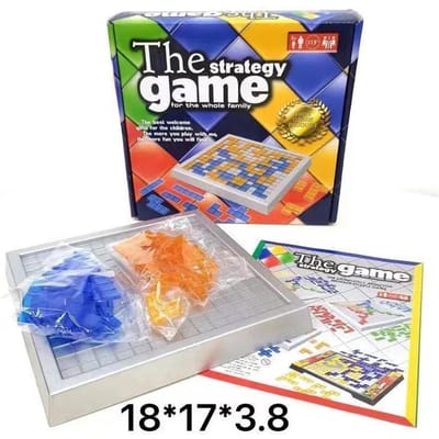 Strategisch Bordspel voor Kinderen Educatief Speelgoed Gekleurde Vierkanten Eenvoudig te Spelen Voor Familiefeest Binnenspellen Puzzel Cadeau blue