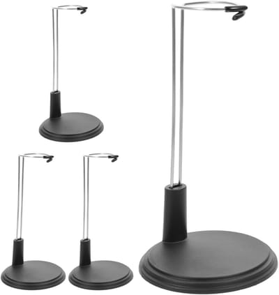 4 Stuks Popstand met Verstelbare Hoogte, Stevige IJzeren Draad Ondersteuning voor Actiefiguren, Ideaal voor Verzamelobjecten en Decoratie