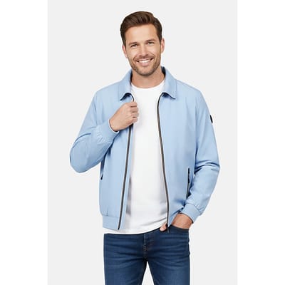 Cars Jeans Ysak Nylon Grey Blue Größe: M | Bomberjacken Outlet | Herren | Blau