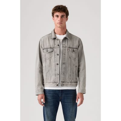 Levi's Trucker Jacket Grey Maat: M | Spijkerjassen Outlet | Heren | Grijs