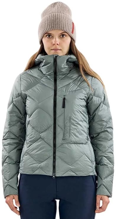 The Mountain Studio Ultralight Hood Gore-tex® Donzen Jas Groen XS Vrouw