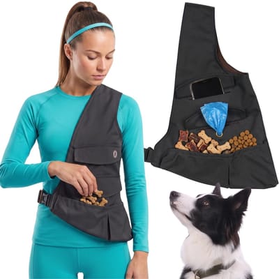 Trainingsvest VOOR HONDEN, wandelvest voor hondentraining