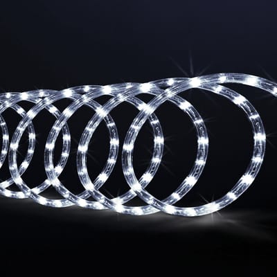 Feeric lights Lichtslang - 180 led lampjes - helder wit - 10 m - kerstverlichting - slangverlichting
