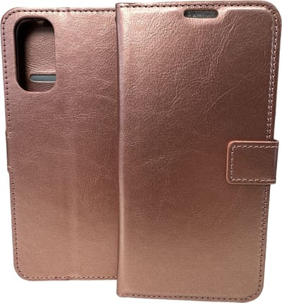 Portemonnee Book Case Hoesje Geschikt voor: Oppo Reno 4 Pro 5G - rosegoud