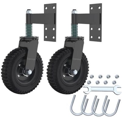 Hekpoortwiel 20 cm - Heavy Duty Draaibare Wielen voor Metalen Buizen met Hoge Belastbaarheid