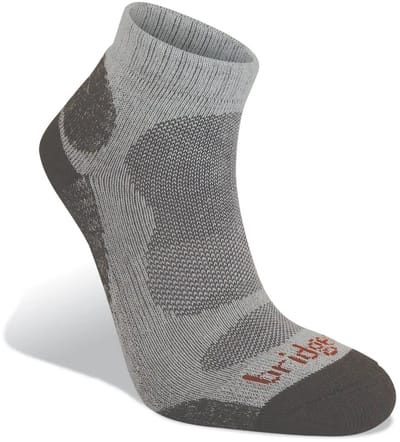 Bridgedale Heren Wandelsokken Sneaker Bamboo Grijs